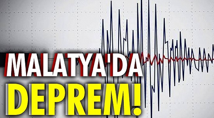 Malatya'da korkutan deprem	