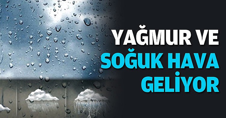 Perşembe günü Marmara'ya yağmur ve soğuk hava geliyor