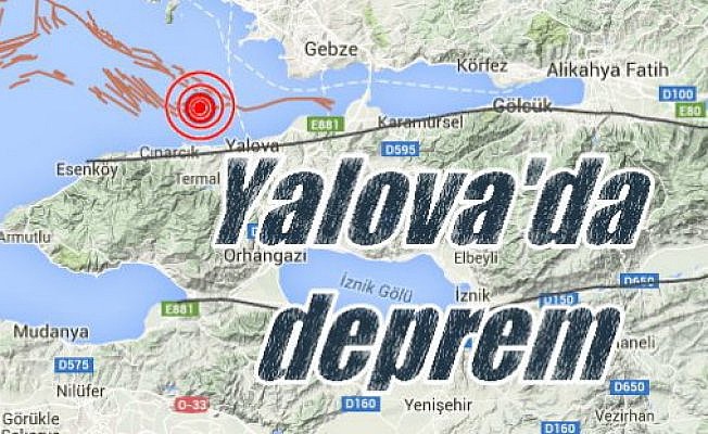 Yalova'daki deprem Kocaeli'de de hissedildi	