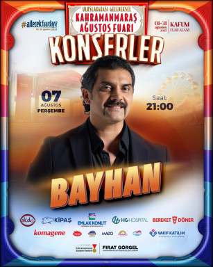Bayhan, KAFUM’da Perşembe Günü Sahne Alacak