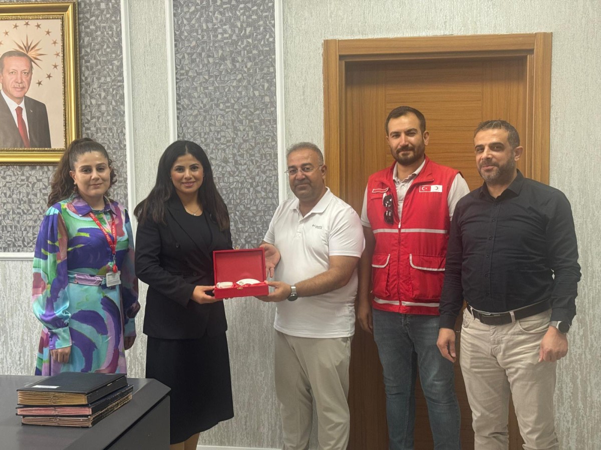 Türk Kızılay Adıyaman İl Yönetiminden Vali Yardımcısı Yıldız’a ziyaret