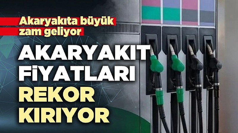Motorin ve benzin fiyatlarına yüksek zam