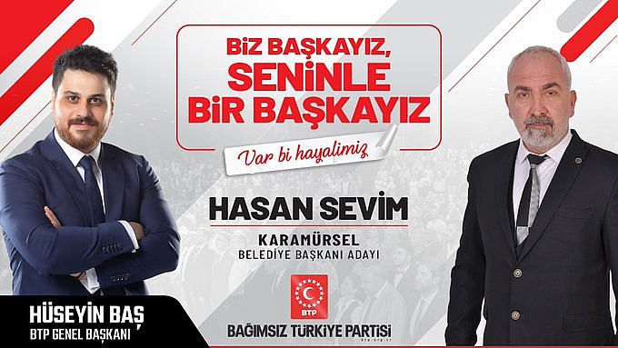 Bağımsız Türkiye Partisi BTP Karamürsel Belediye Başkan Adayı Hasan ...