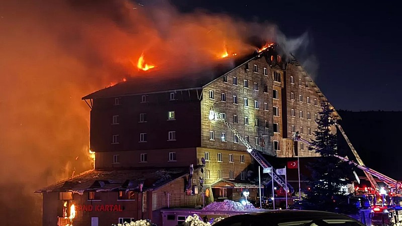 Bolu Kartalkaya'daki otel faciasında can kaybı yükseldi