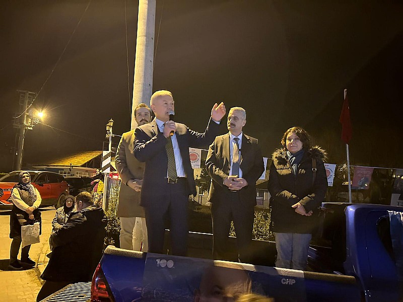 Karamürsel Tepeköy ile Yalakdere Mahalle Sakinlerinden CHP Karamürsel Belediye Başkan Adayı Ahmet Çalık’a yoğun ilgi ve destek