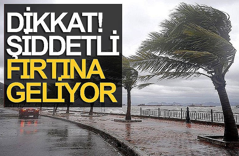 Marmara ile Batı Karadeniz’de Fırtına Uyarısı