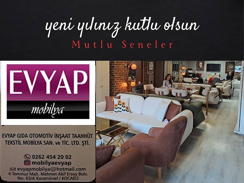 KARAMÜRSEL EVYAP MOBİLYA “ YENİ YILINIZ KUTLU OLSUN “