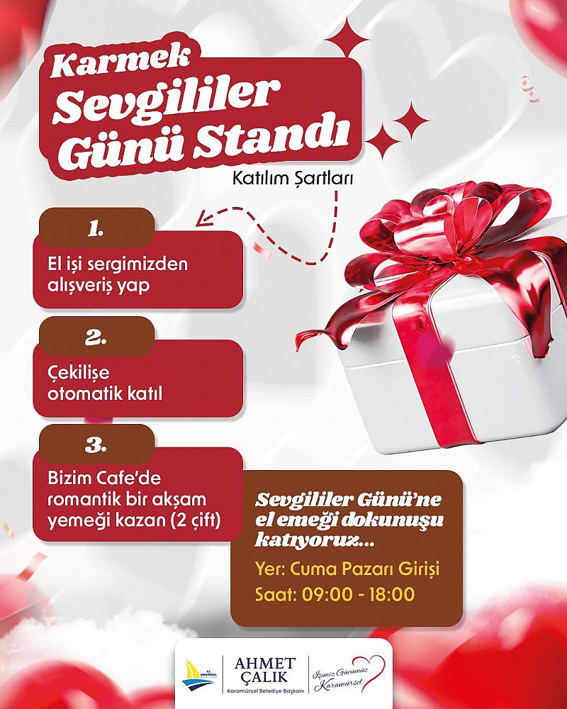 Karamürsel’de Sevgililer Günü’ne El Emeği Dokunuşu!