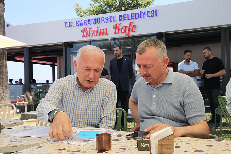 Başkanlar, Karamürsel Belediyesi Sosyal Tesisi Bizim Kafe’de