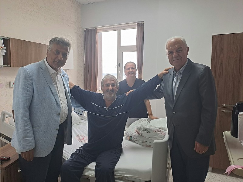 Kıbrıs Gazisi Ahmet Kılıç'a Geçmiş Olsun Ziyareti