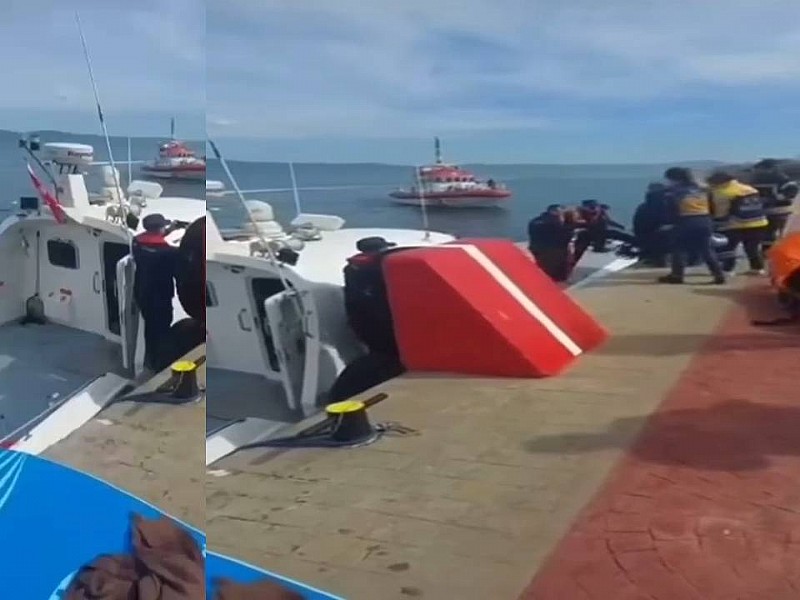 Karamürsel’de bir kadın denizde mahsur kaldı!