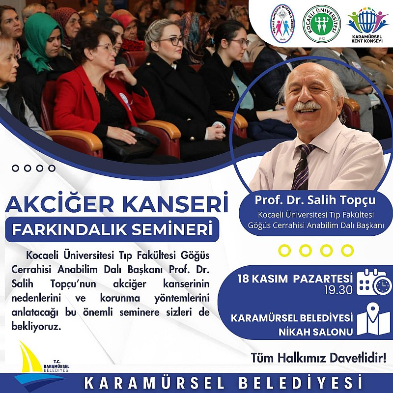 Karamürsel’de Akciğer Kanseri Farkındalık Semineri