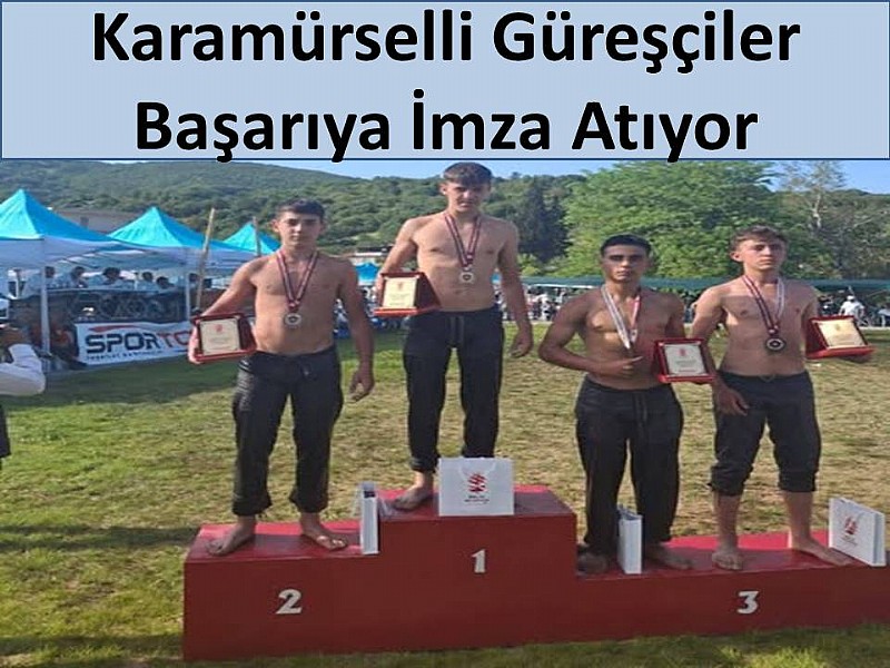 Karamürselli güreşçiler, başarıdan başarıya koşuyor