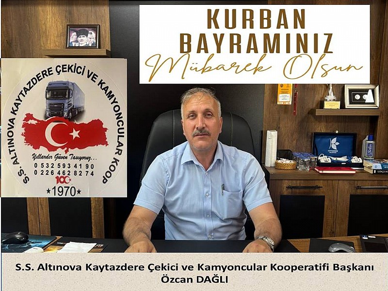 Başkan Özcan Dağlı “ Kurban Bayramınız Mübarek Olsun “
