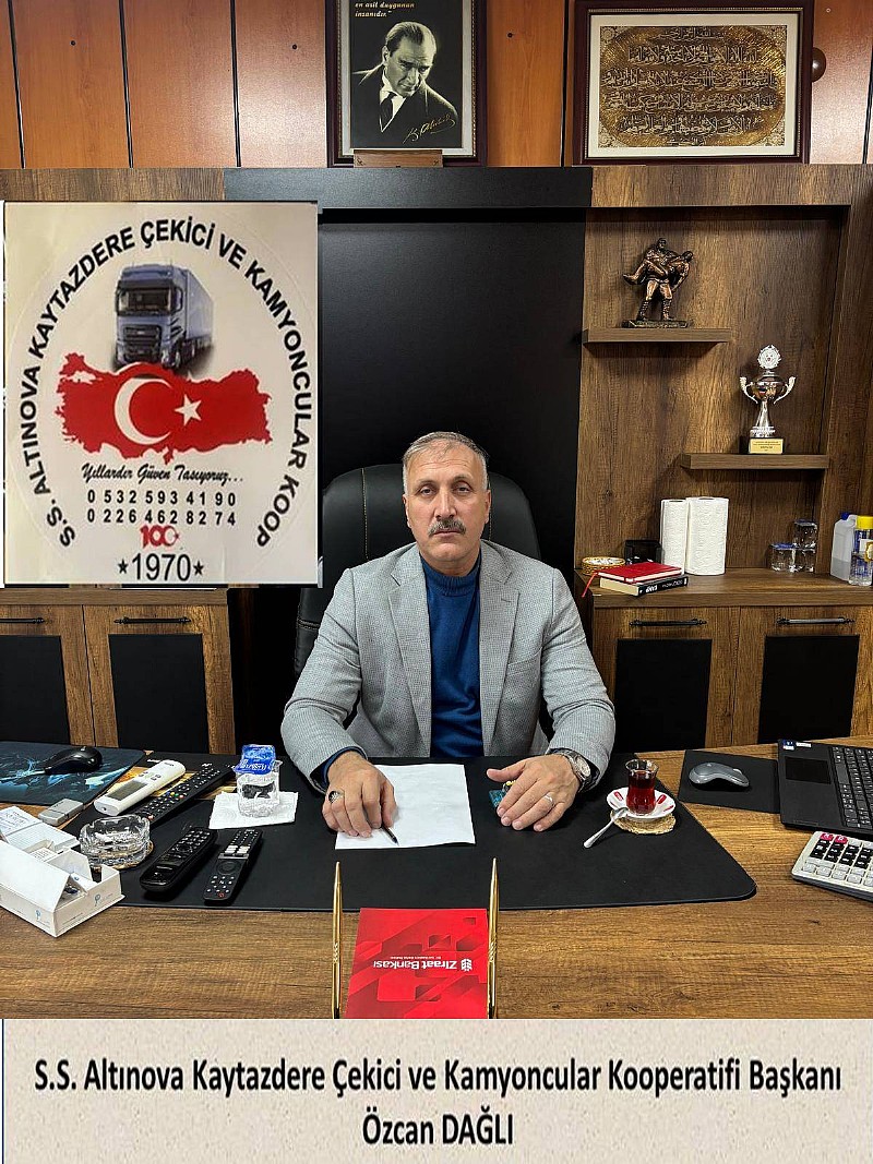 S.S.Altınova Kaytazdere Çekici ve Kamyoncular Kooperatif Başkanı Özcan Dağlı’ dan Ramazan Bayramı Mesajı