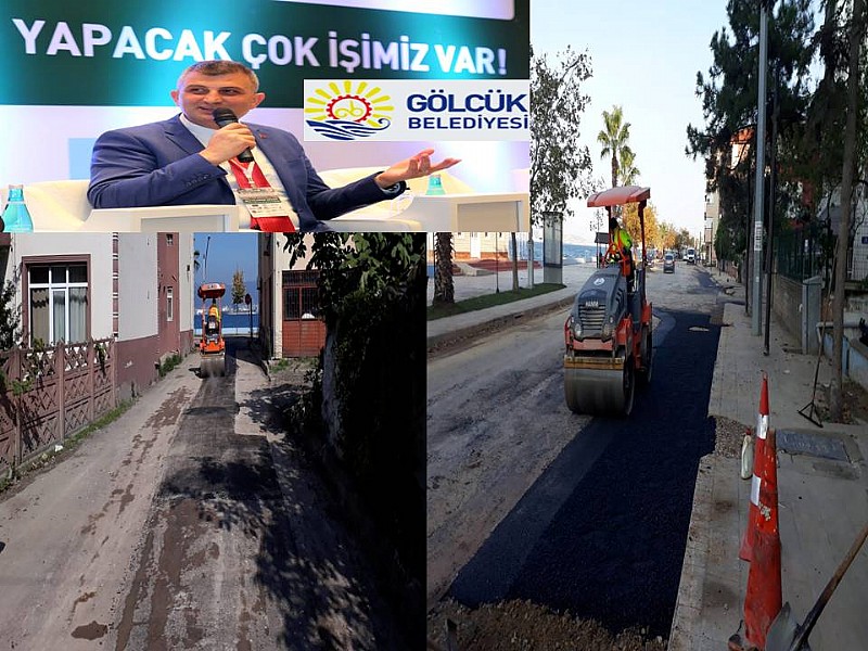 Gölcük Belediye Başkanı Ali Yıldırım Sezer “ Halıdere de Yol Bakım Çalışmalarımızı Hızlandırıyoruz”