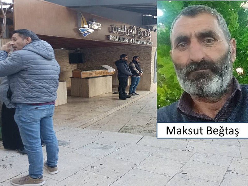 Cinayete kurban giden Maksut Beğtaş son yolculuğuna uğurlandı