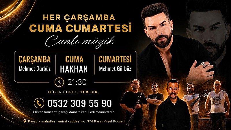 Mohti Otel’de 3 gün canlı müzik 