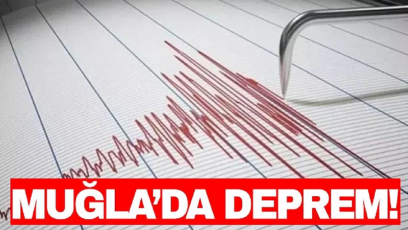 Muğla'da şiddetli deprem!