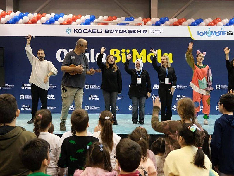 Okula Bi’ Mola Etkinlikleri Karamürsel’de Çocuklarla Buluştu
