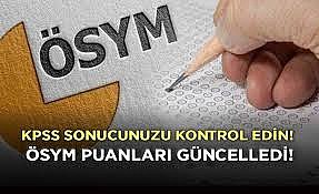 2024 KPSS'ye Girenler Dikkat! ÖSYM duyurdu KPSS puanları yeniden hesaplandı