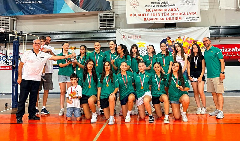 Tekirdağ’da bizim kızlar, rakip tanımadı	
