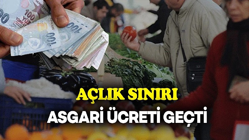 TÜRK-İŞ ocak ayı açlık ve yoksulluk sınırı verileri açıklandı: İlk aydan asgari ücreti aştı!