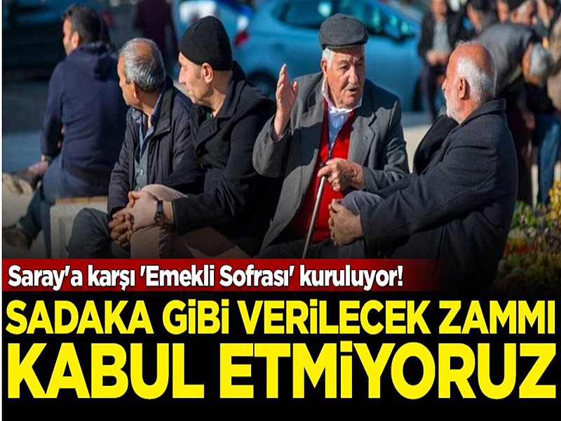 Ak Parti hükümeti geçinemeyen emekliye sadaka zammı verdi. 14.469 TL.