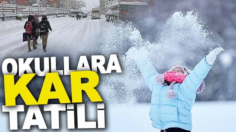 Yalova’da yarın okullara kar tatili