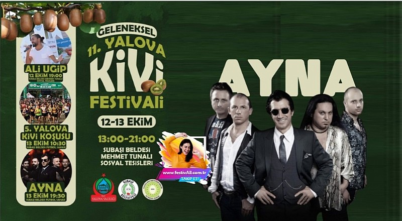 Geleneksel 11.Yalova Kivi Festivali 12 Ekim’de	