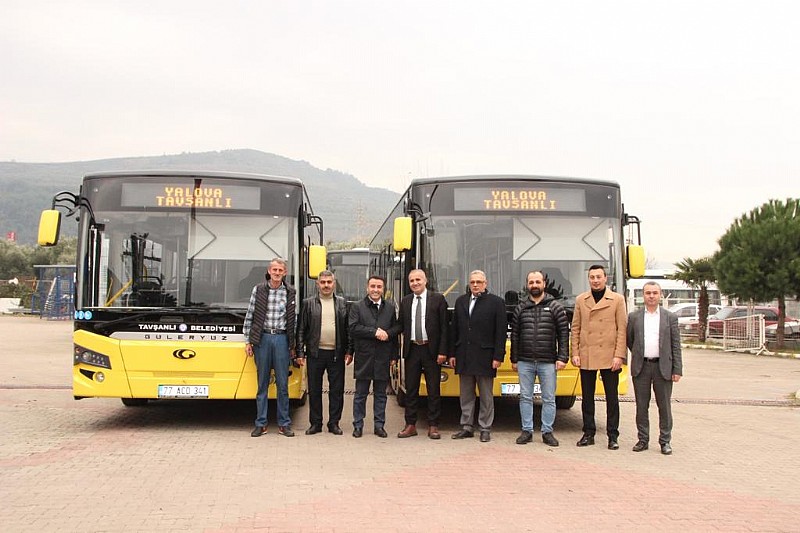 Büyükşehir belediyeleri ile yarışan Yalova Tavşanlı Belde Belediyesi halkına güzel hizmet verebilmek için 2 sıfır halk otobüsü satın aldI